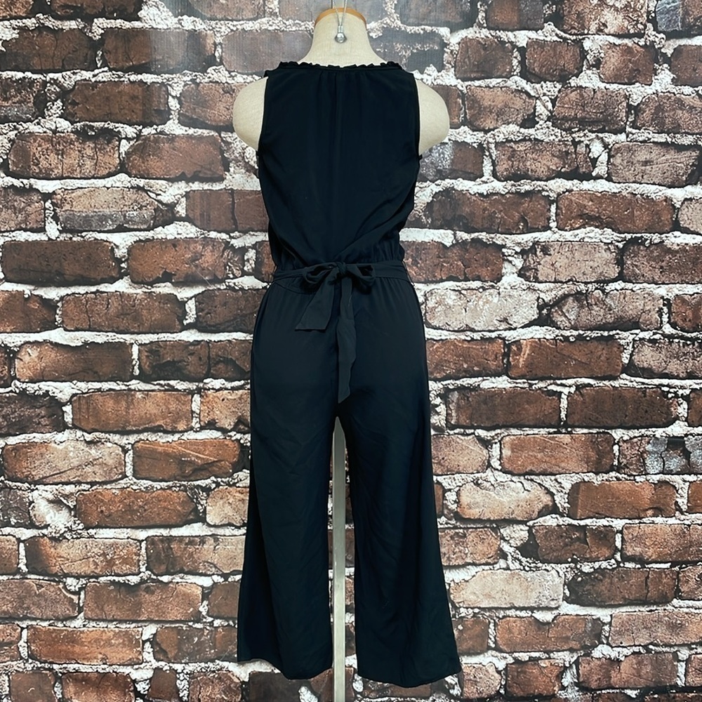 Paige Jumpsuit Pantsuit Women's X Small Black Sleeveless Keyhole Boho Western - Picture 11 of 16